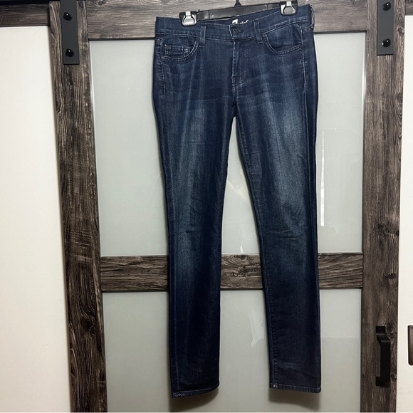 Women's 7 For All Mankind Gwenevere Size 28 Skinny Leg Jeans - Picture 2 of 11